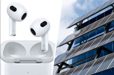 AirPods с солнечной зарядкой: когда Apple забудет о проводах